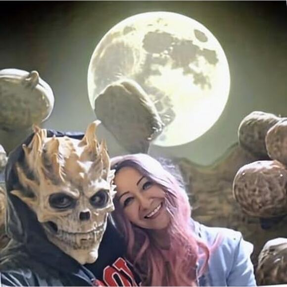 Full Head Skull Mask Deluxe Latex Skeleton Helmet for Men Women Cosplay Party - Picture 3 of 3